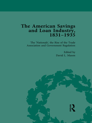 cover image of The American Savings and Loan Industry, 1831-1935 Vol 3
